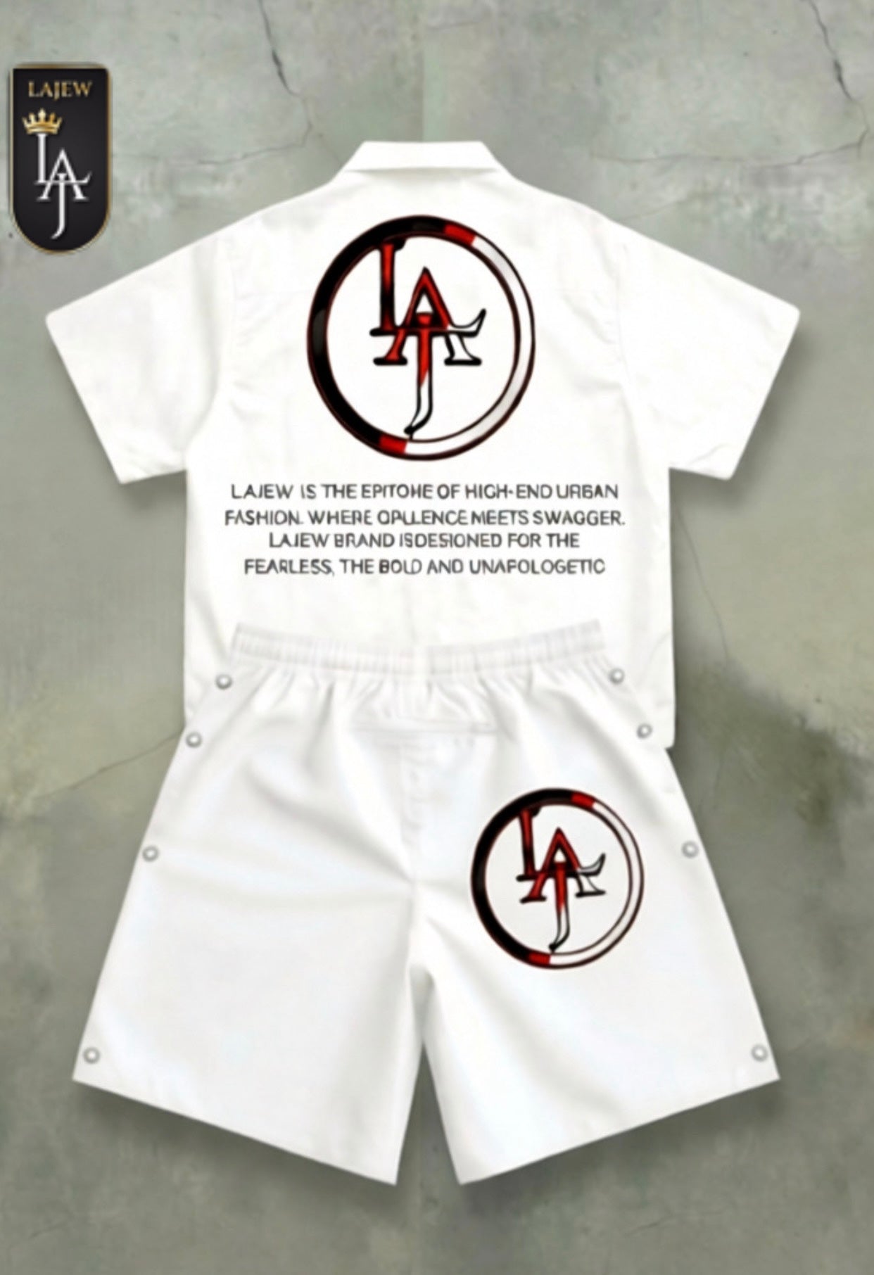 LAJEW'S SIGNATURE VANITY SHORT SET