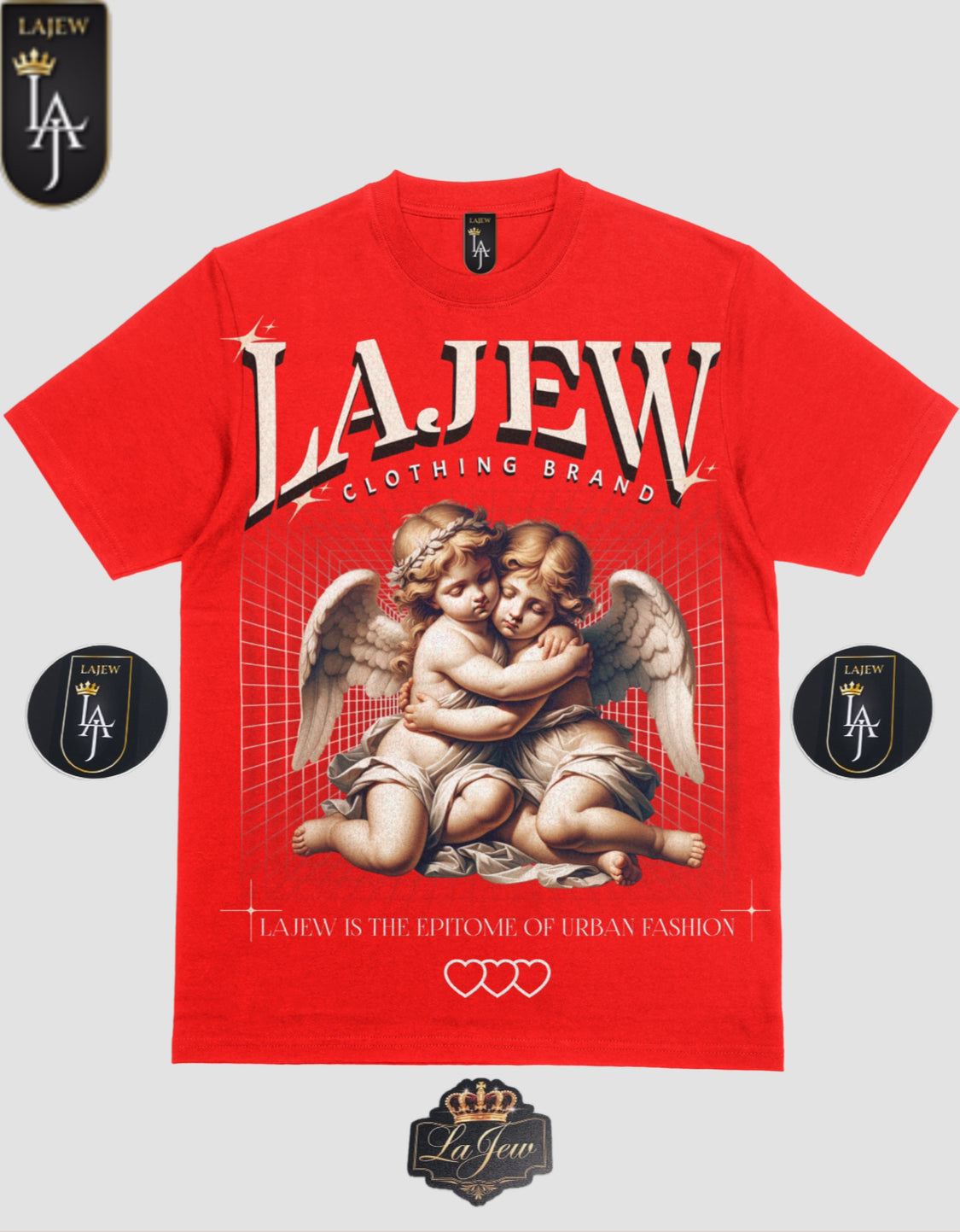 LAJEW’S COVERED BY ANGELS T-SHIRT