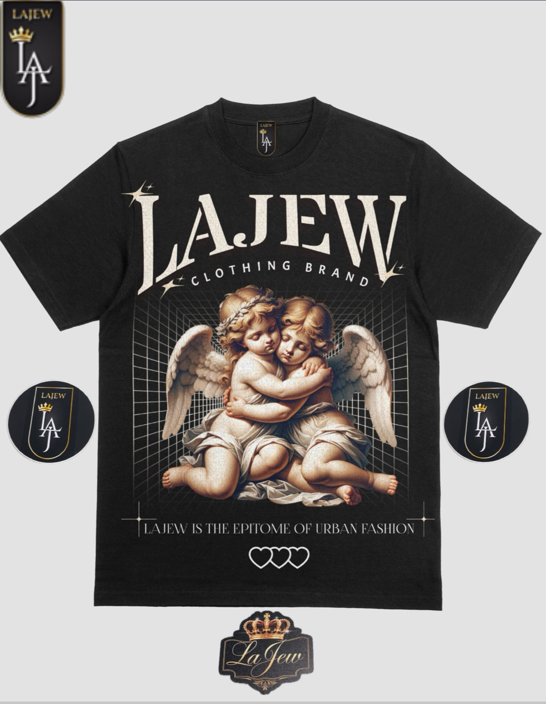 LAJEW’S COVERED BY ANGELS T-SHIRT