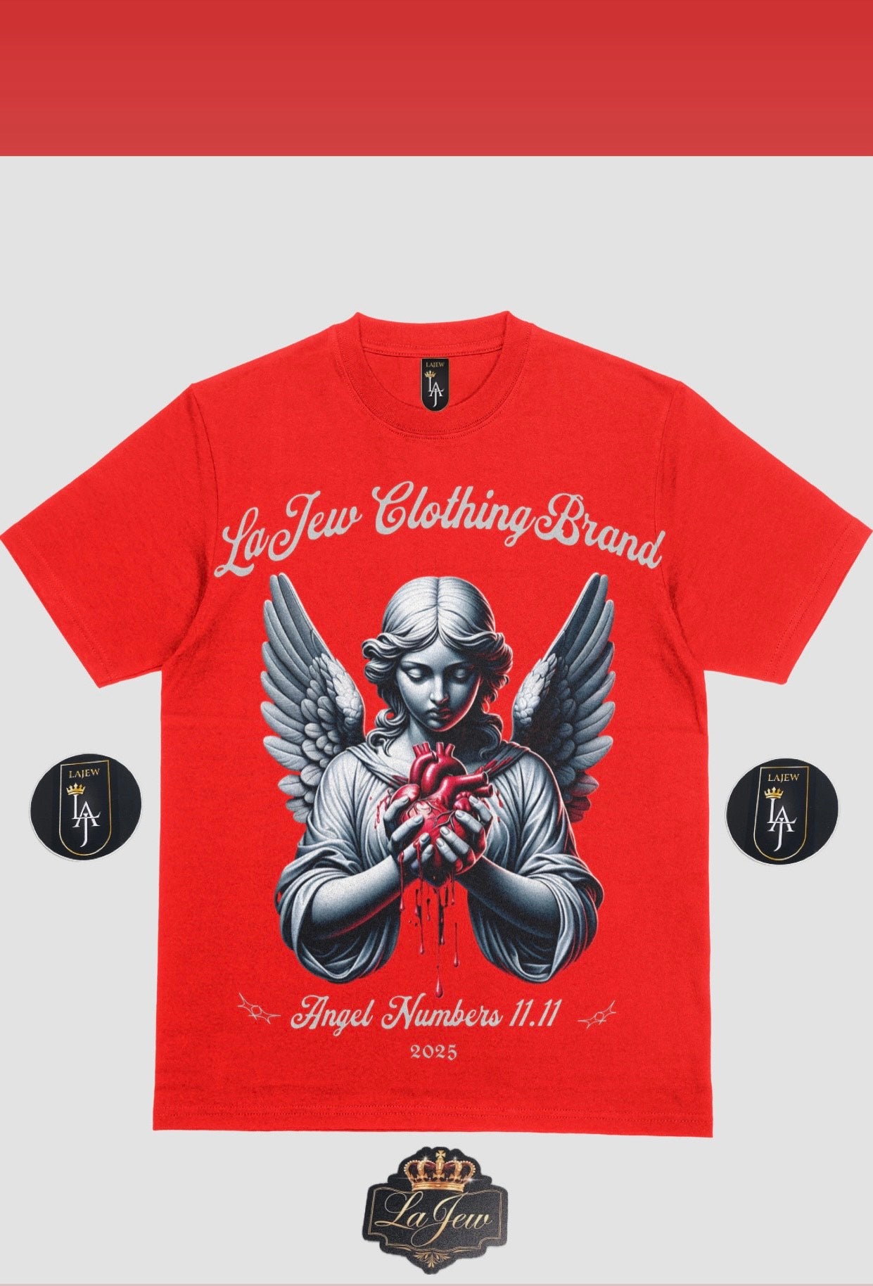LAJEW ANGEL #'S T-SHIRT