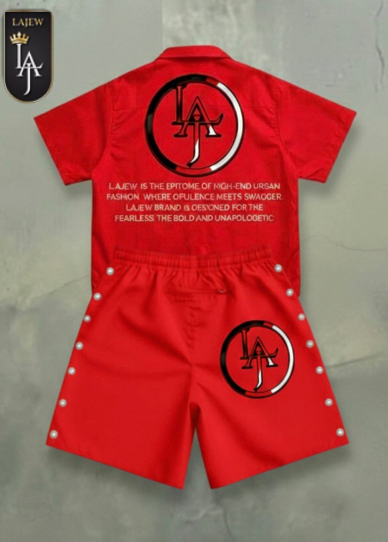 LAJEW'S SIGNATURE VANITY SHORT SET