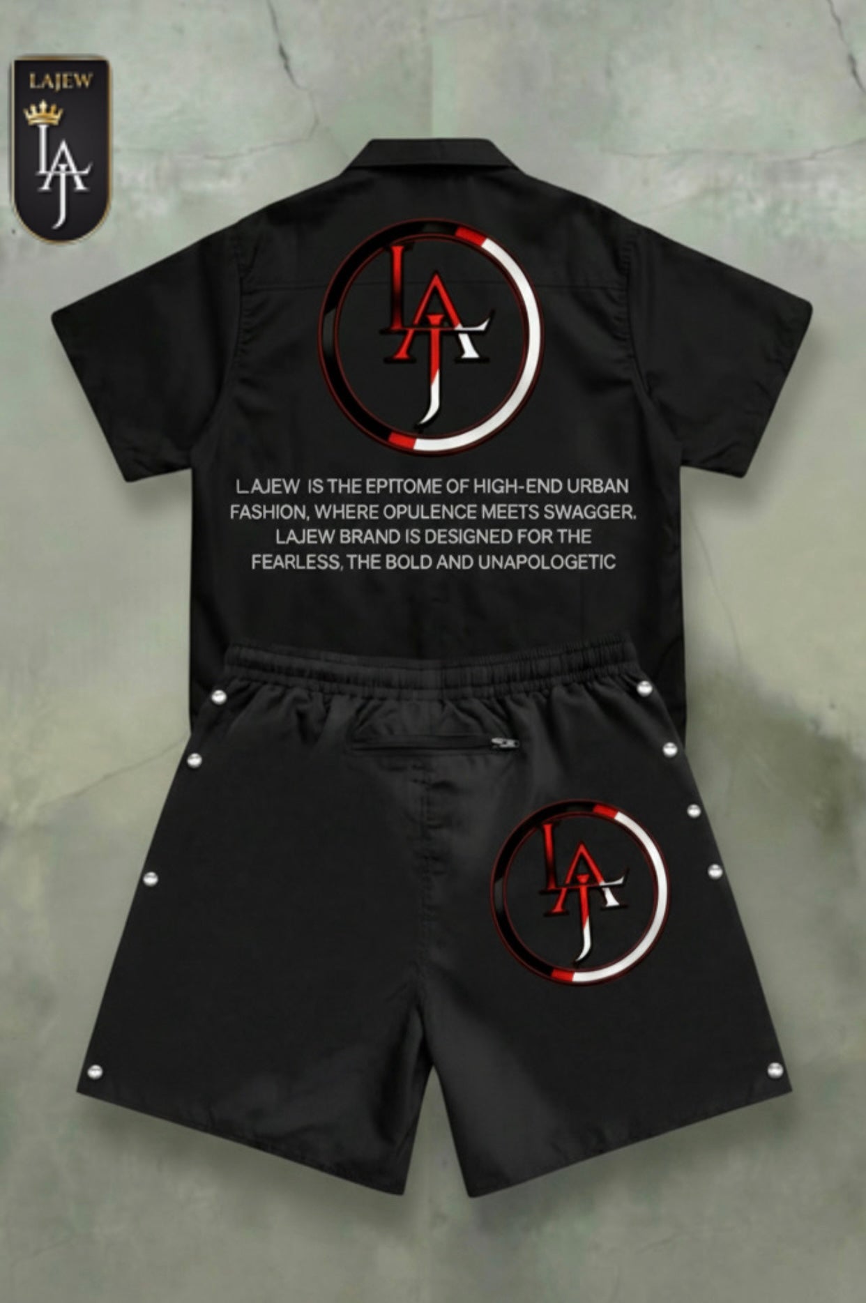 LAJEW'S SIGNATURE VANITY SHORT SET