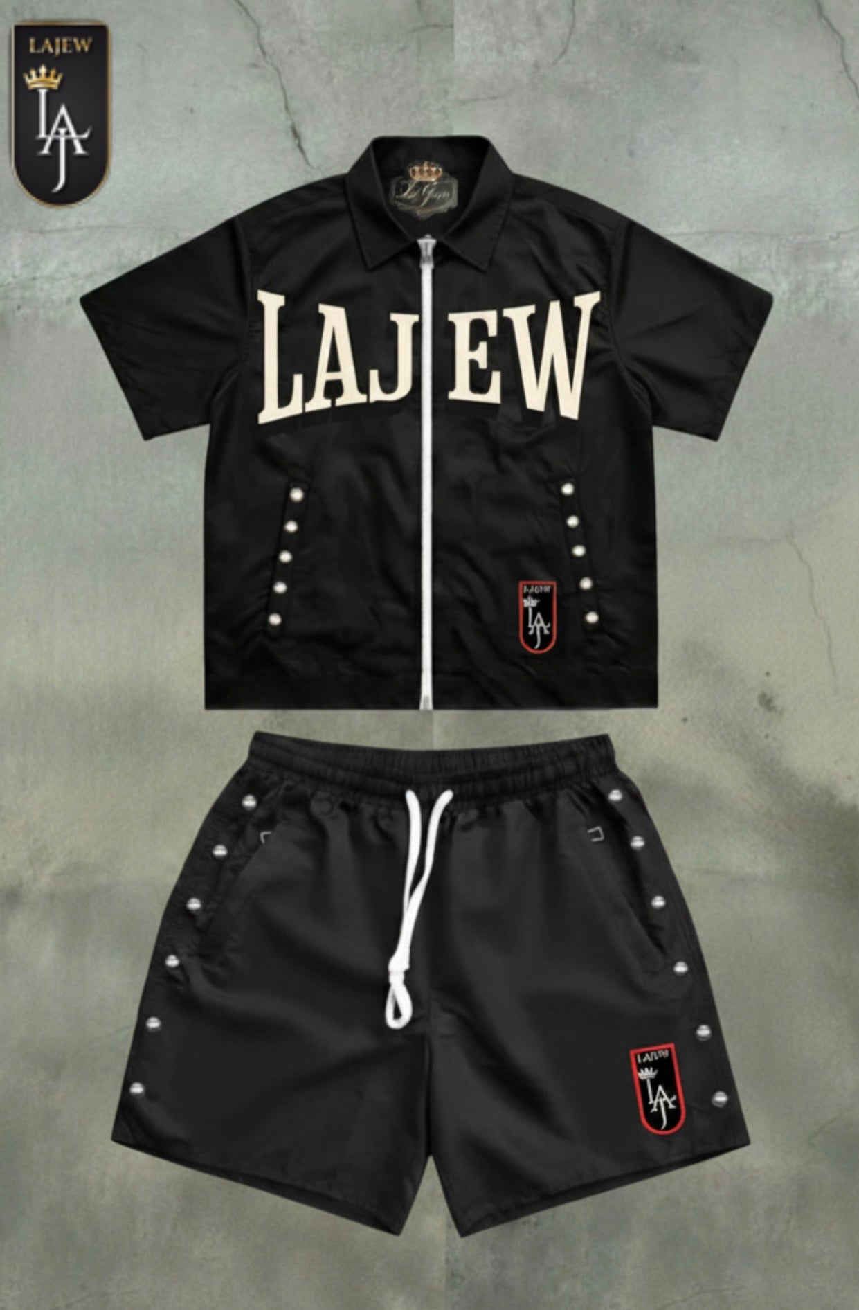 LAJEW'S SIGNATURE VANITY SHORT SET