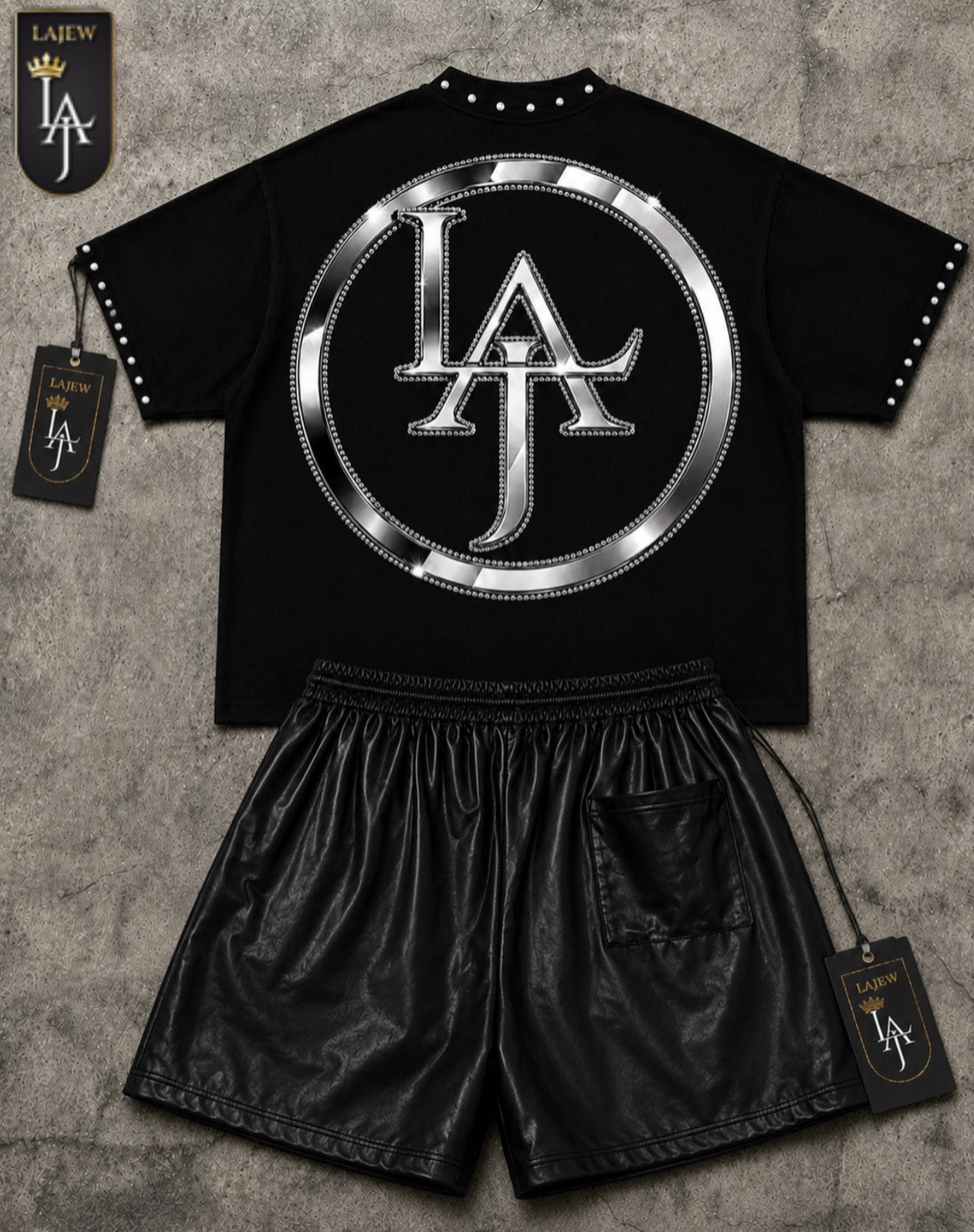 LAJEW'S NO FACE T / SHORTS SEPERATE